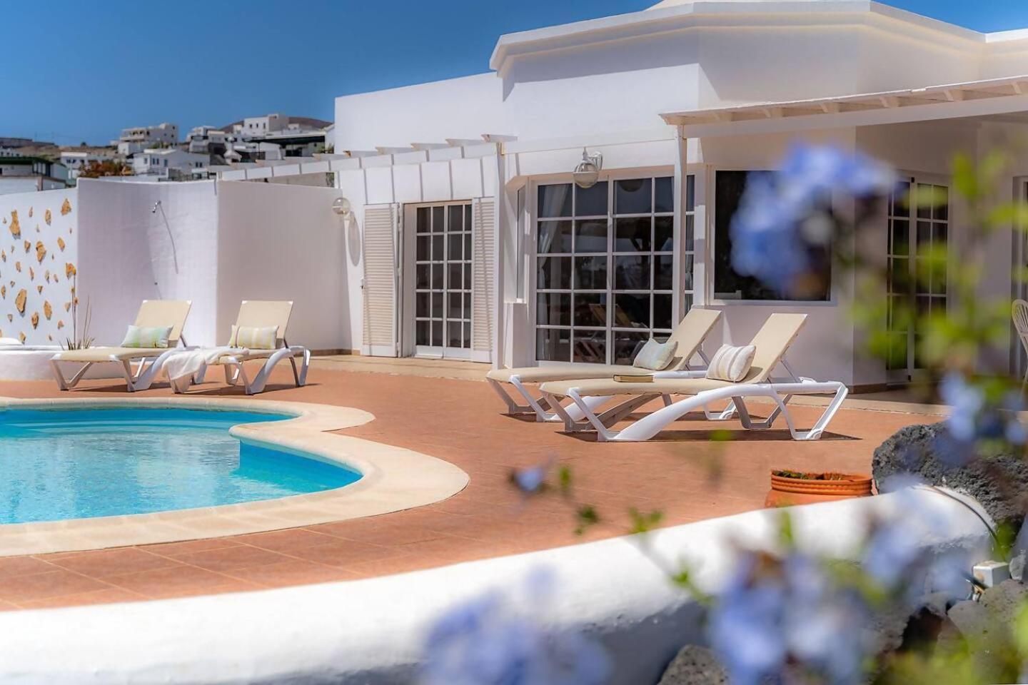 Amazing 3 Bedroom Ocean View With Pool Tías Dış mekan fotoğraf