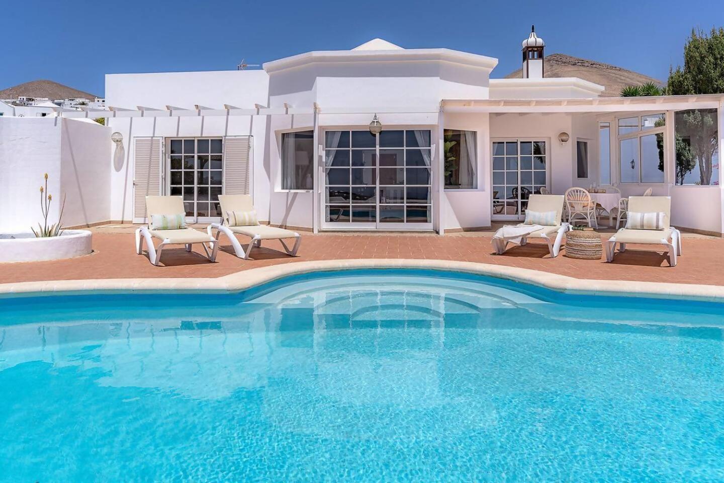 Amazing 3 Bedroom Ocean View With Pool Tías Dış mekan fotoğraf